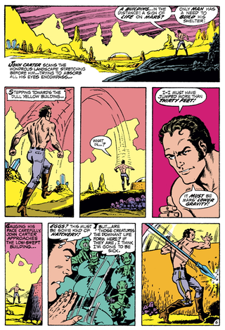 Illustration for article titled Prepare for Disney's John Carter of Mars movie, with the totally far-out comic book version